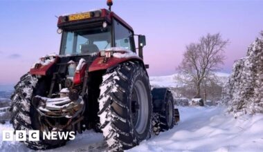 Storm Goretti brings heavy snow warning to Wales