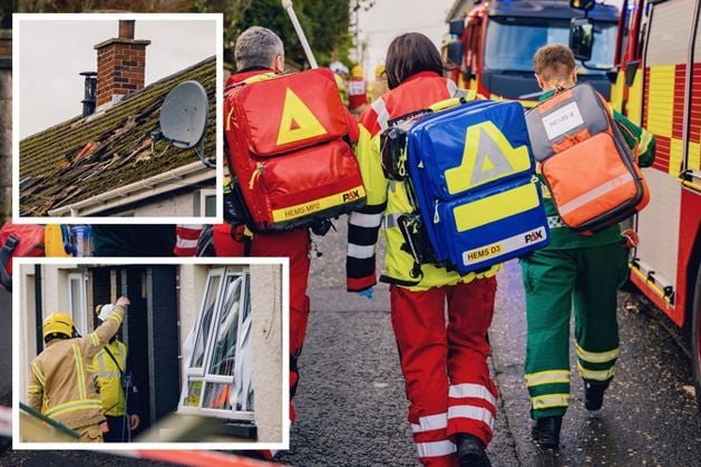 Lower Braniel Road: Two hospitalised as emergency services attend gas explosion at east Belfast house