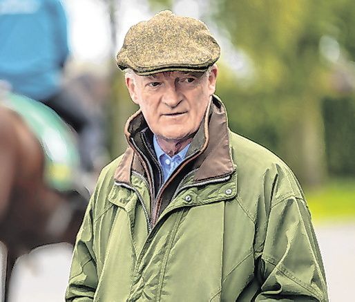 Champion trainer Willie Mullins has taken over the handling of The Reverend since the owners switched his focus to national hunt. Photo: Inpho