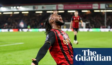 Antoine Semenyo’s parting gift gives Bournemouth victory over shaky Spurs | Premier League