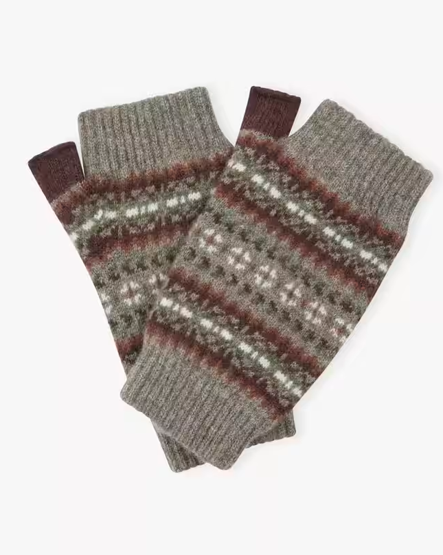 Women's Cashmere Folk Wristwarmers Women's Cashmere Folk Wristwarmers