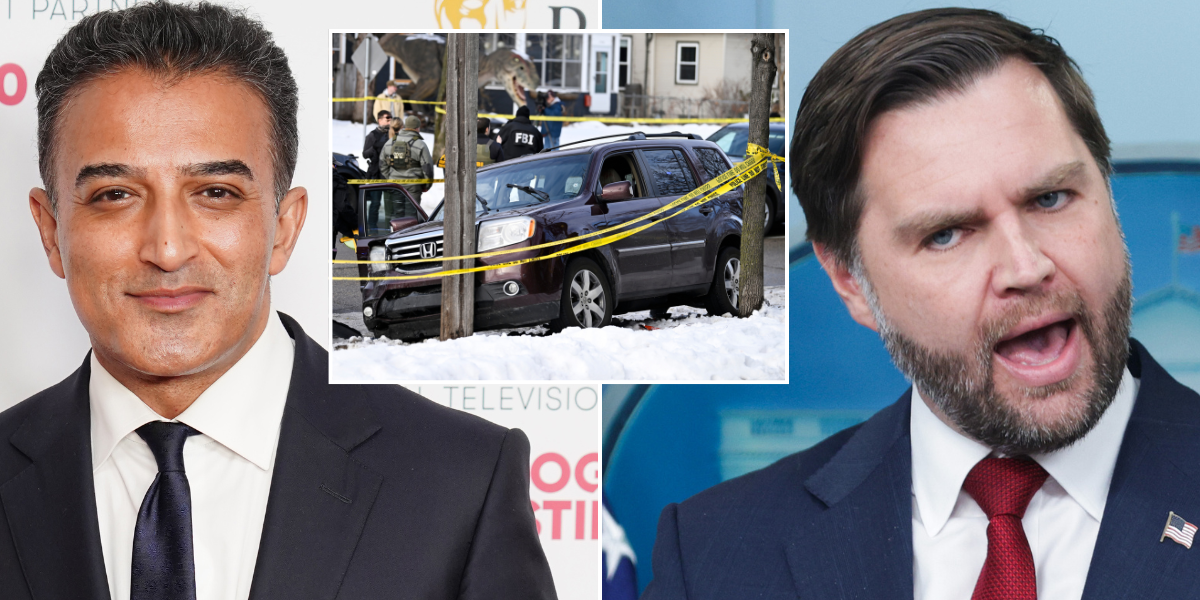 Adil Ray rages at 'insane' JD Vance as ITV GMB star continues political social media tirade after Ice-Minneapolis shooting