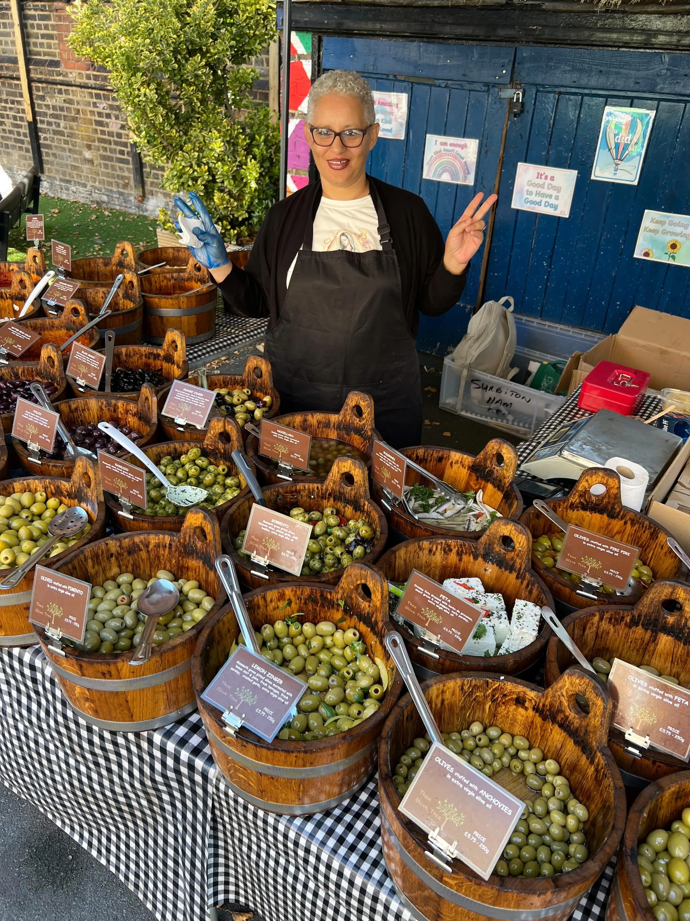 A stall at Peckham Farmers Market 