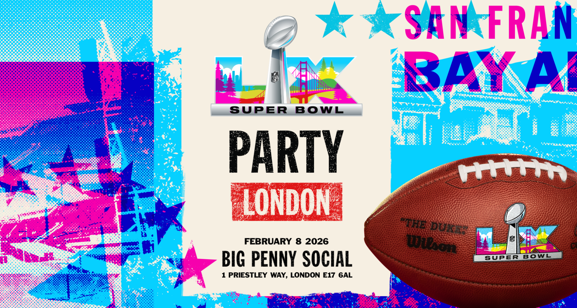 Walthamstow beer hall to host NFL's official Super Bowl watch party in London