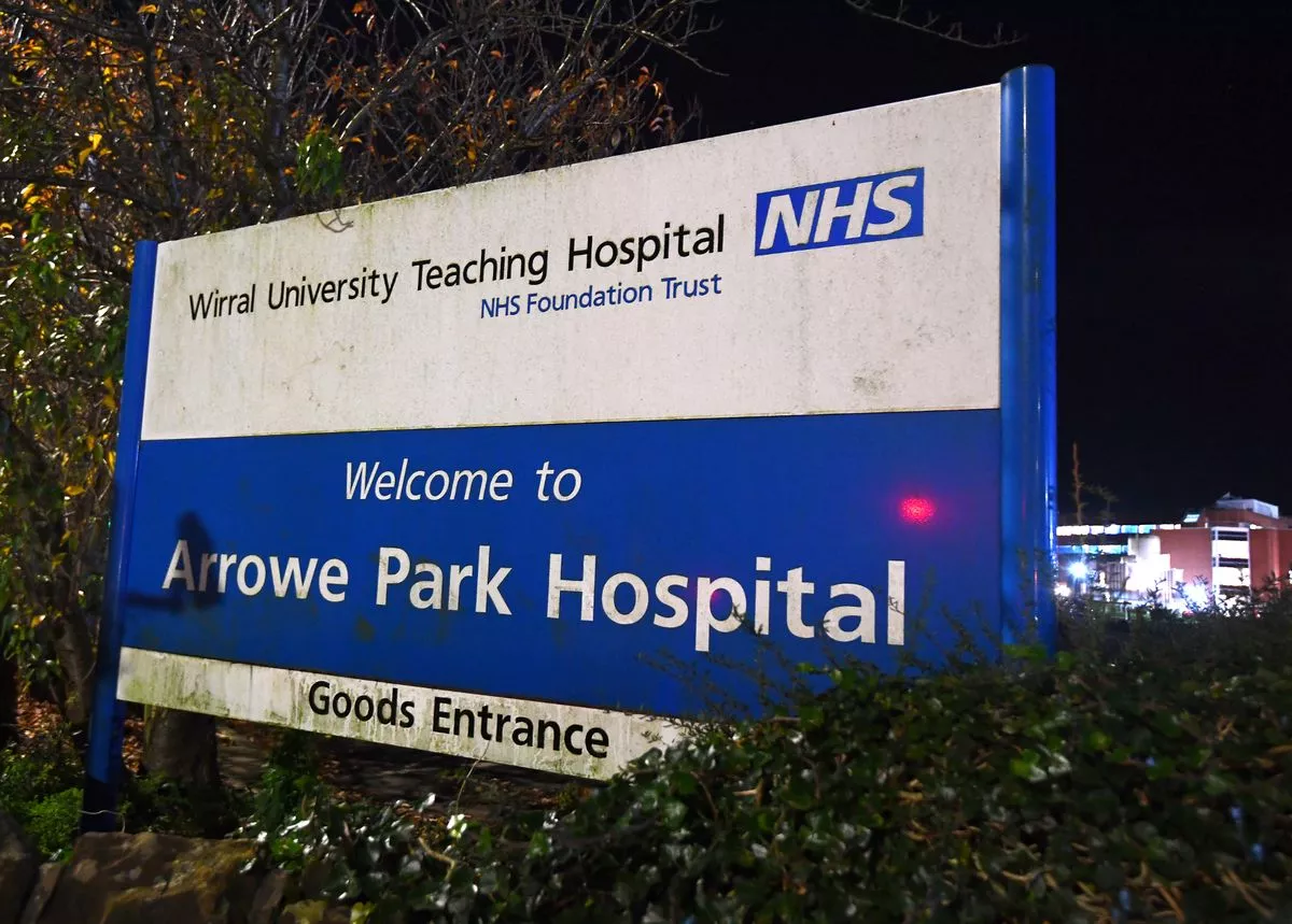 Staff at Arrowe Park Hospital