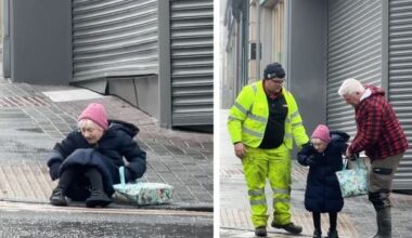 Enniskillen. Co Fermanagh: Clip of elderly NI woman who slipped on ‘black ice’ goes viral