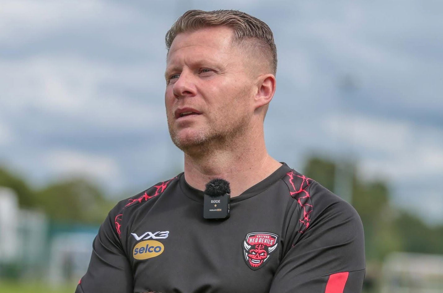 Salford RLFC head coach Mike Grady