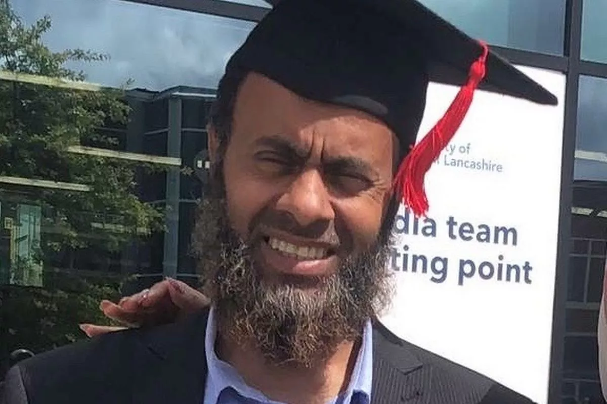 Mosrab Ali pictured at his daughter's graduation