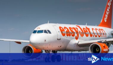 EasyJet flight evacuated after plane wing strikes light before take-off from Edinburgh Airport