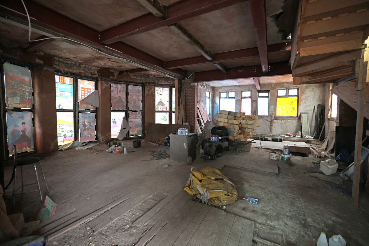 Inside the former Sergeant Pepper's Bistro.