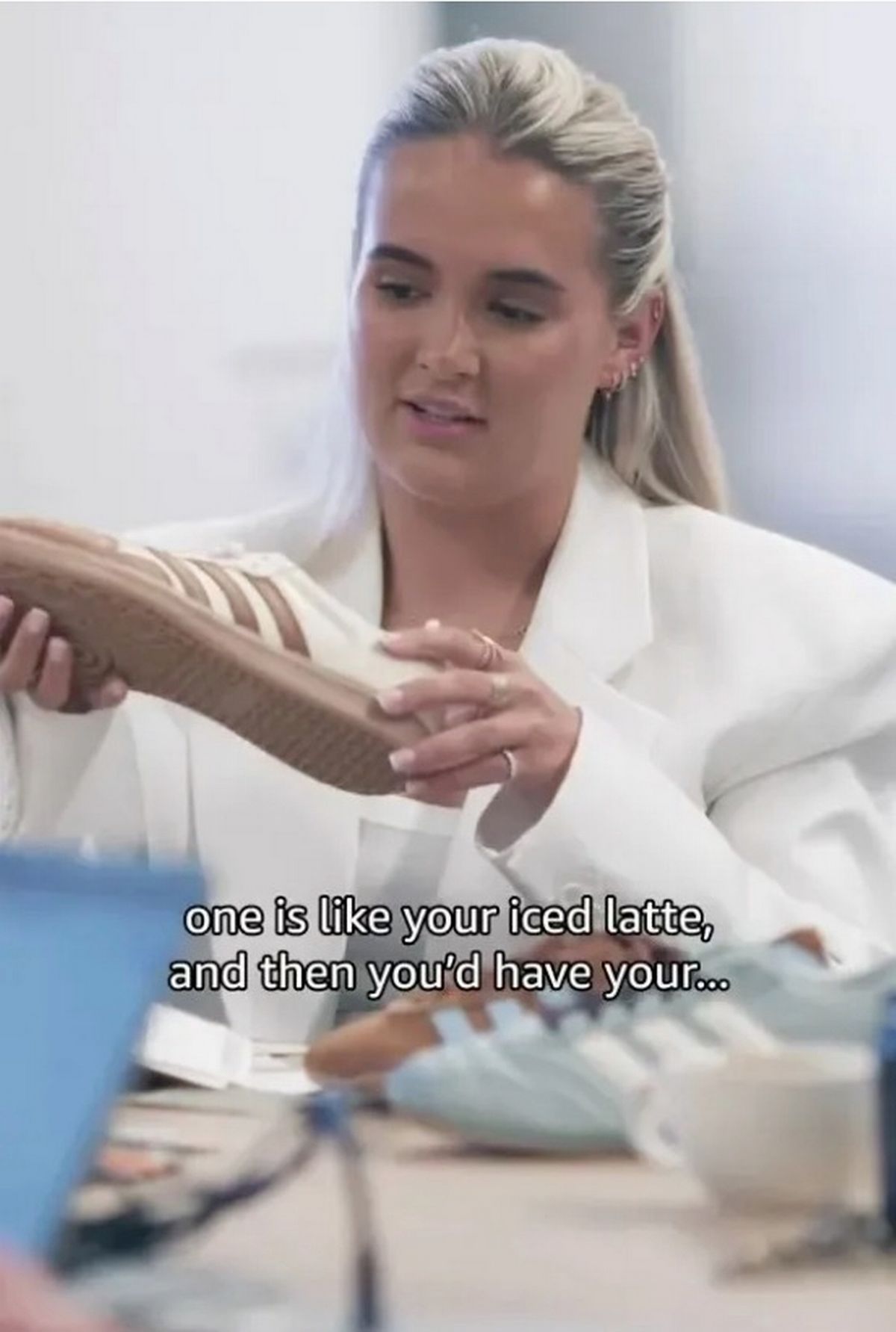 Molly Mae showed off the new footwear