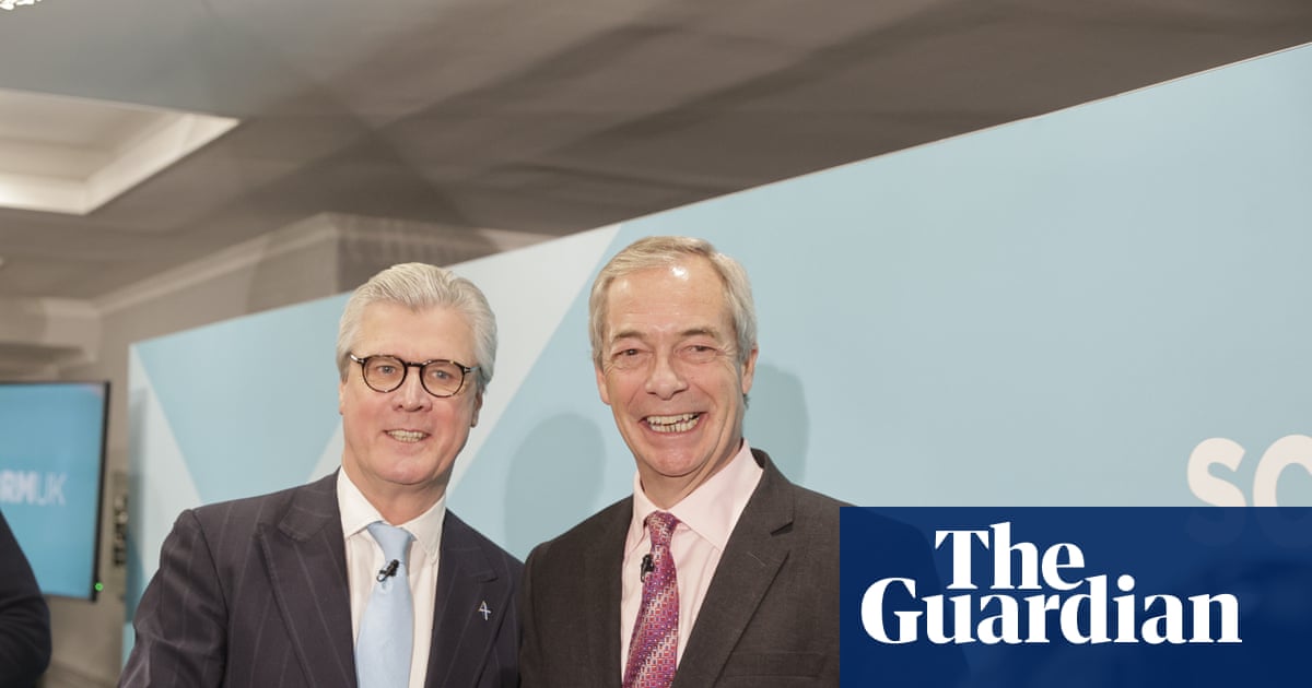 Multimillionaire leader of Reform in Scotland refuses to reveal net worth | Reform UK