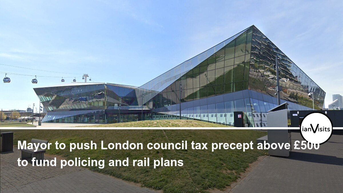 Mayor to push London council tax precept above £500 to fund policing and rail plans