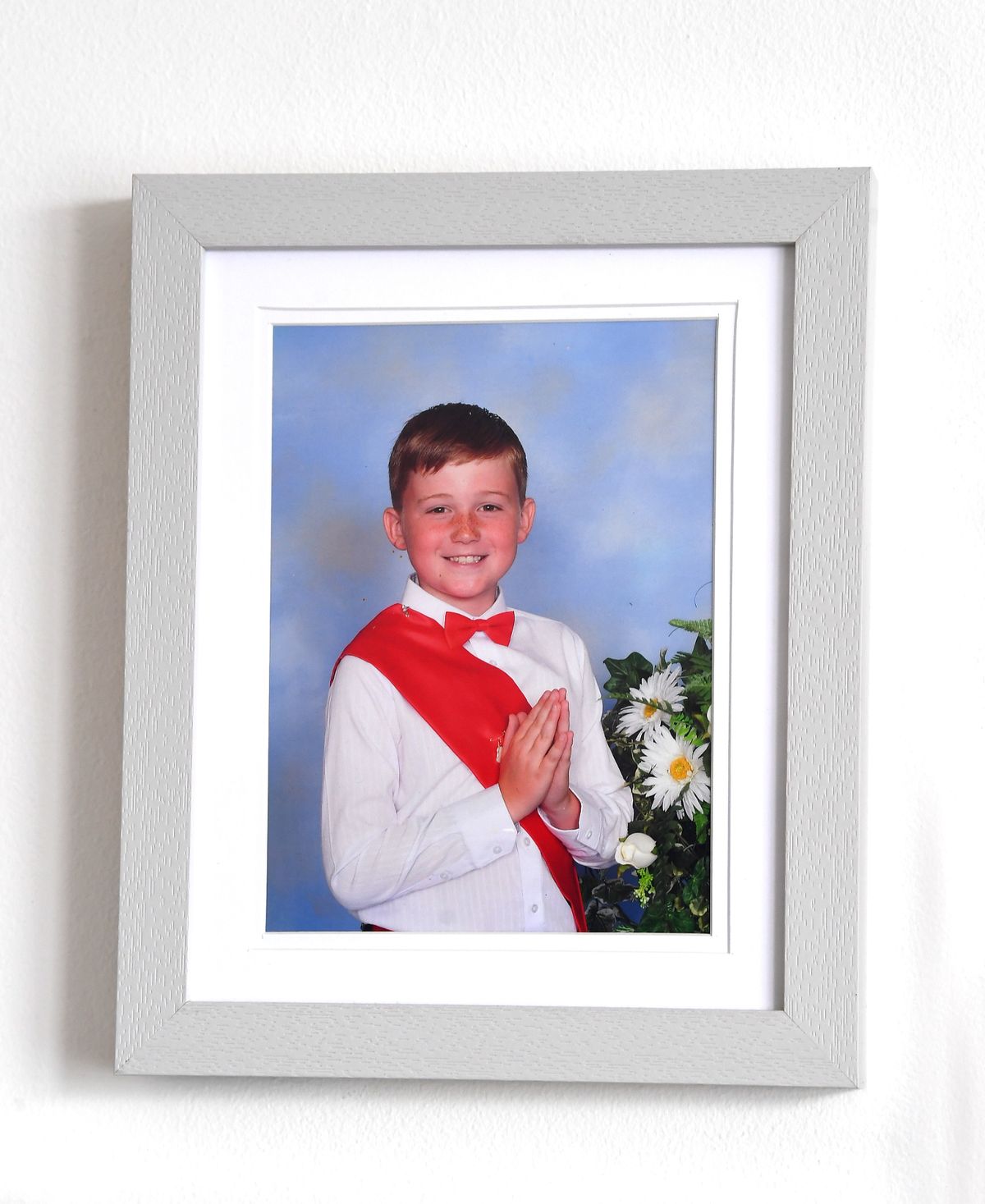 Photograph of Ellis on his First Holy Communion