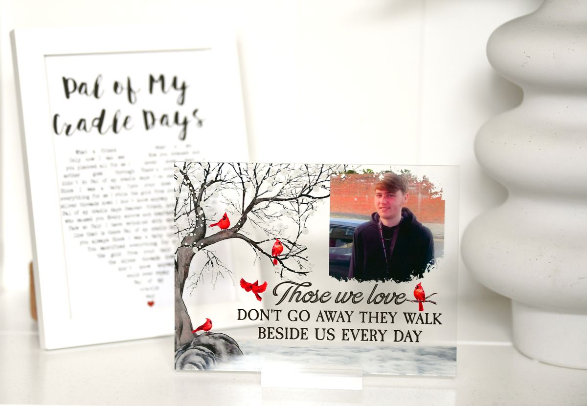 Framed photograph of Ellis Cox