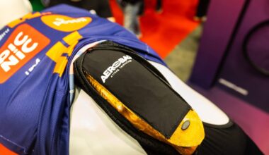 Aerobag airbag for cyclists – pouch on back