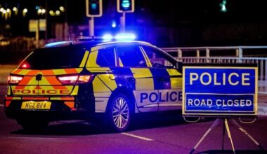 Air rifle and machete found after PSNI stop uninsured car