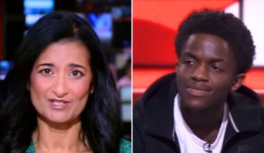 BBC News presenter under fire as viewers accuse host of 'hissing' over rapper's Jesus Christ comment