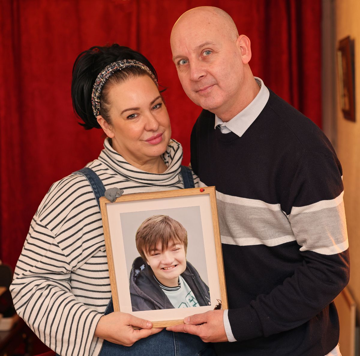 Pandy Nicholas with partner Clint Stokes