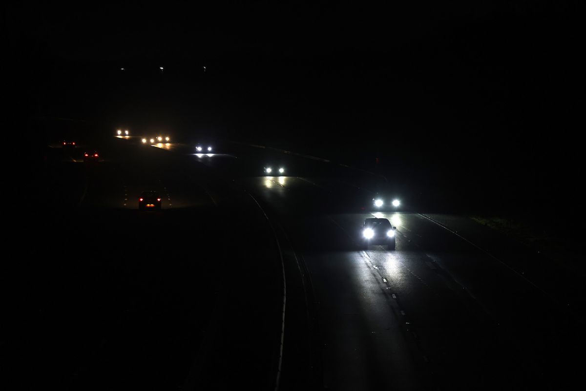 Drivers who regularly use the M53 say the extended unlit stretches are unsafe