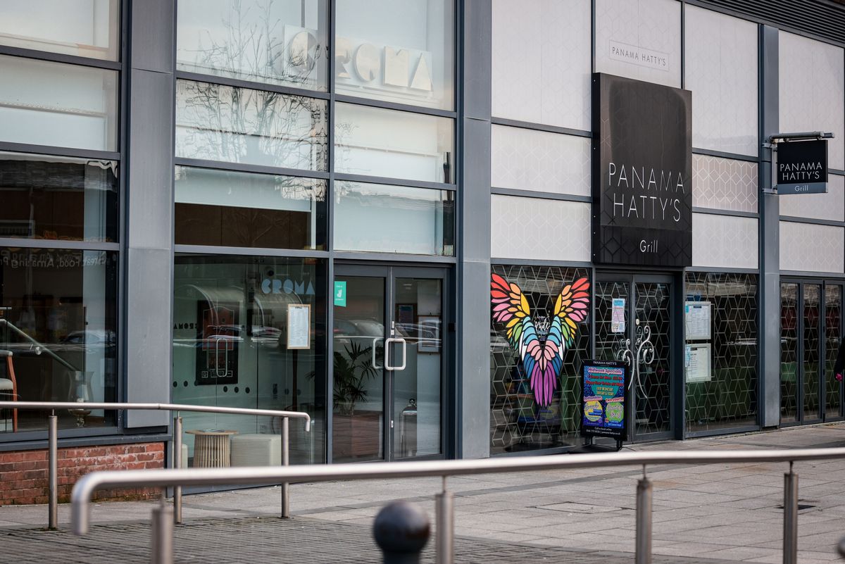 Both Croma and Panama Hatty's are located inside the closed area, with many customers left to presume they are shut