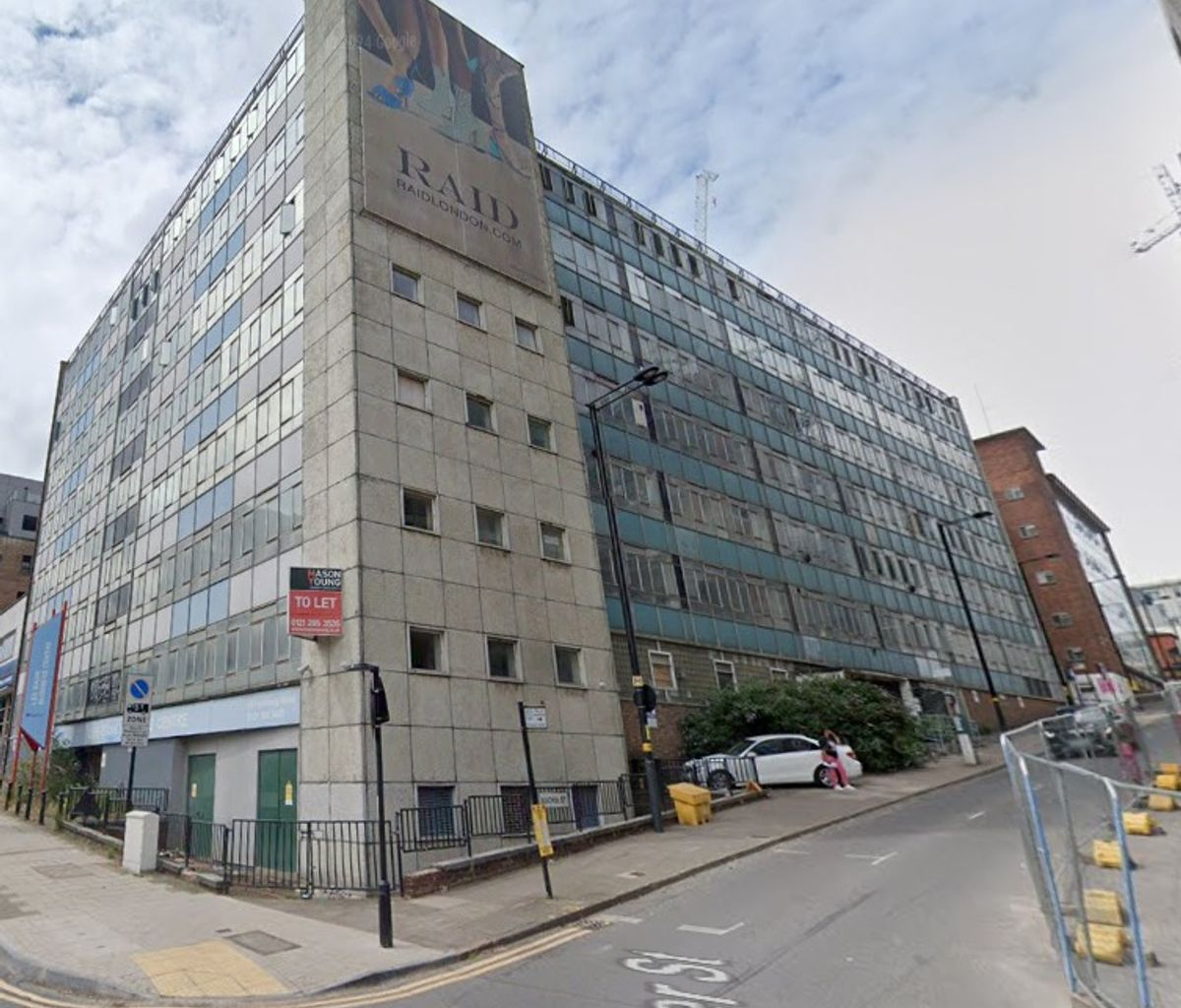 55 Holloway Head in Birmingham. Taken from Google Maps.