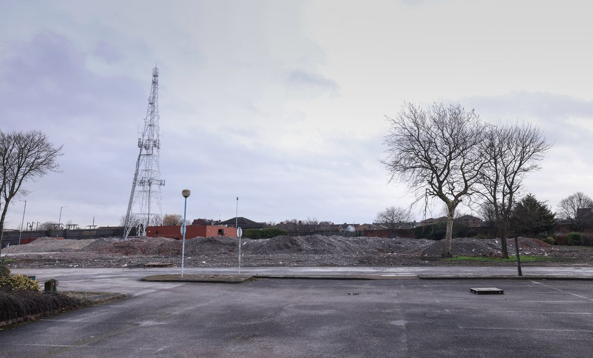 The site of the old tax office, Litherland House in Bootle
