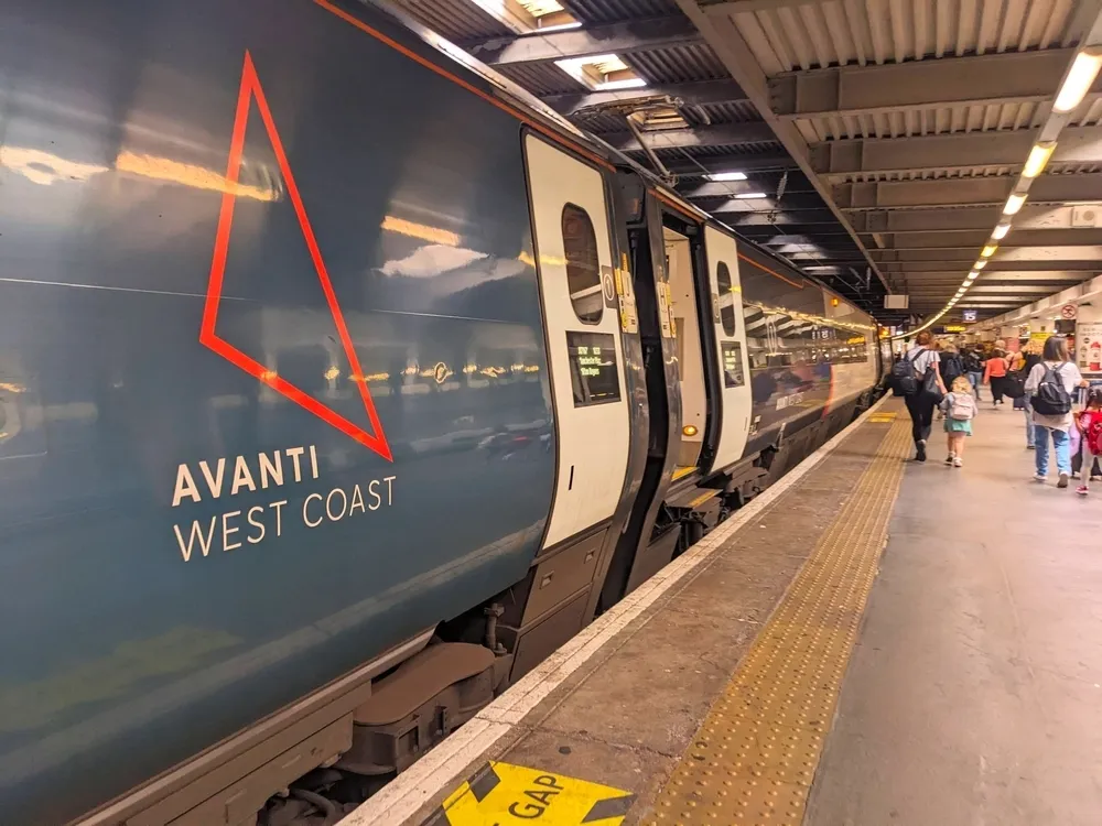 Avanti West Coast train in London