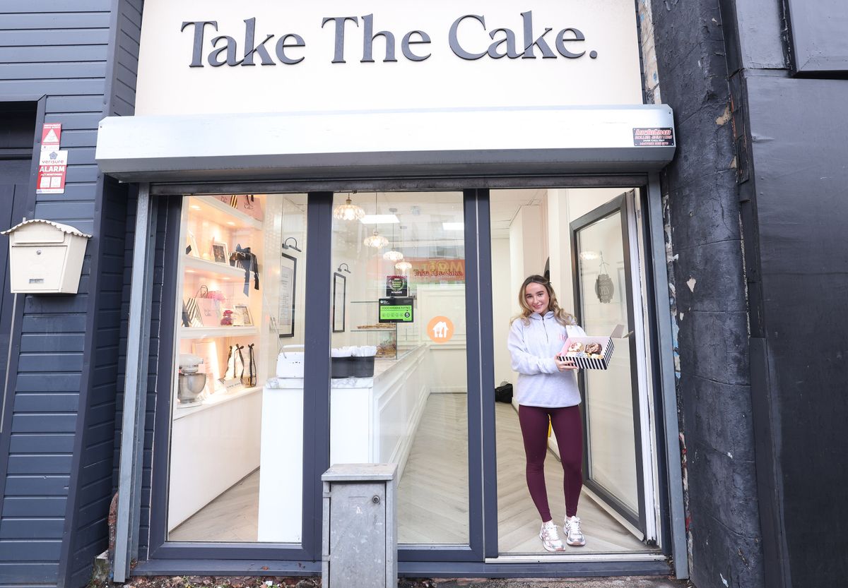 Shannon, owner of Take the Cake on Rice Lane in Liverpool