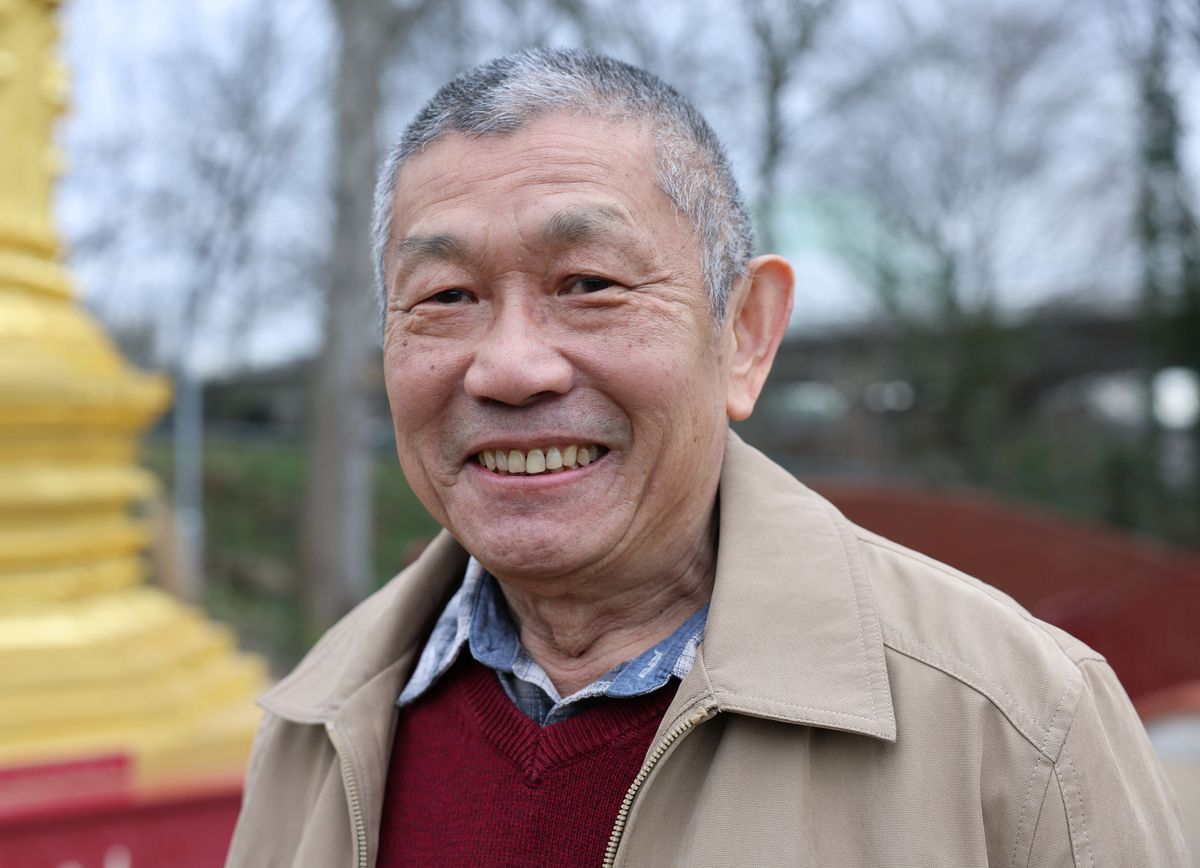 Lane Chareunsy at Wat Phra Singh UK Buddhist Temple in Runcorn