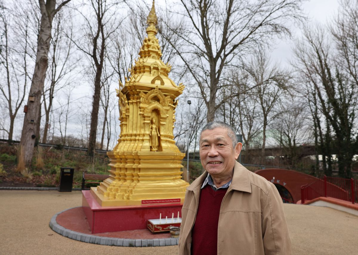 Lane Chareunsy at Wat Phra Singh UK Buddhist Temple in Runcorn
