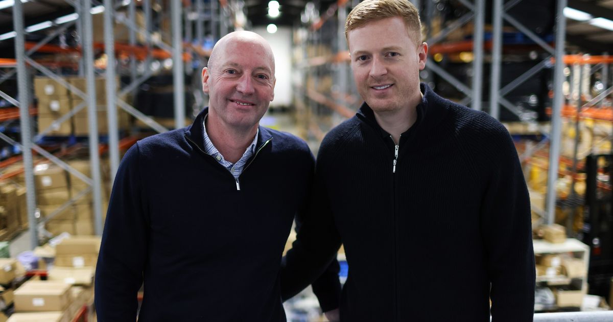 Jonathan and Kieran Paxton at Equip2clean in Kirkby