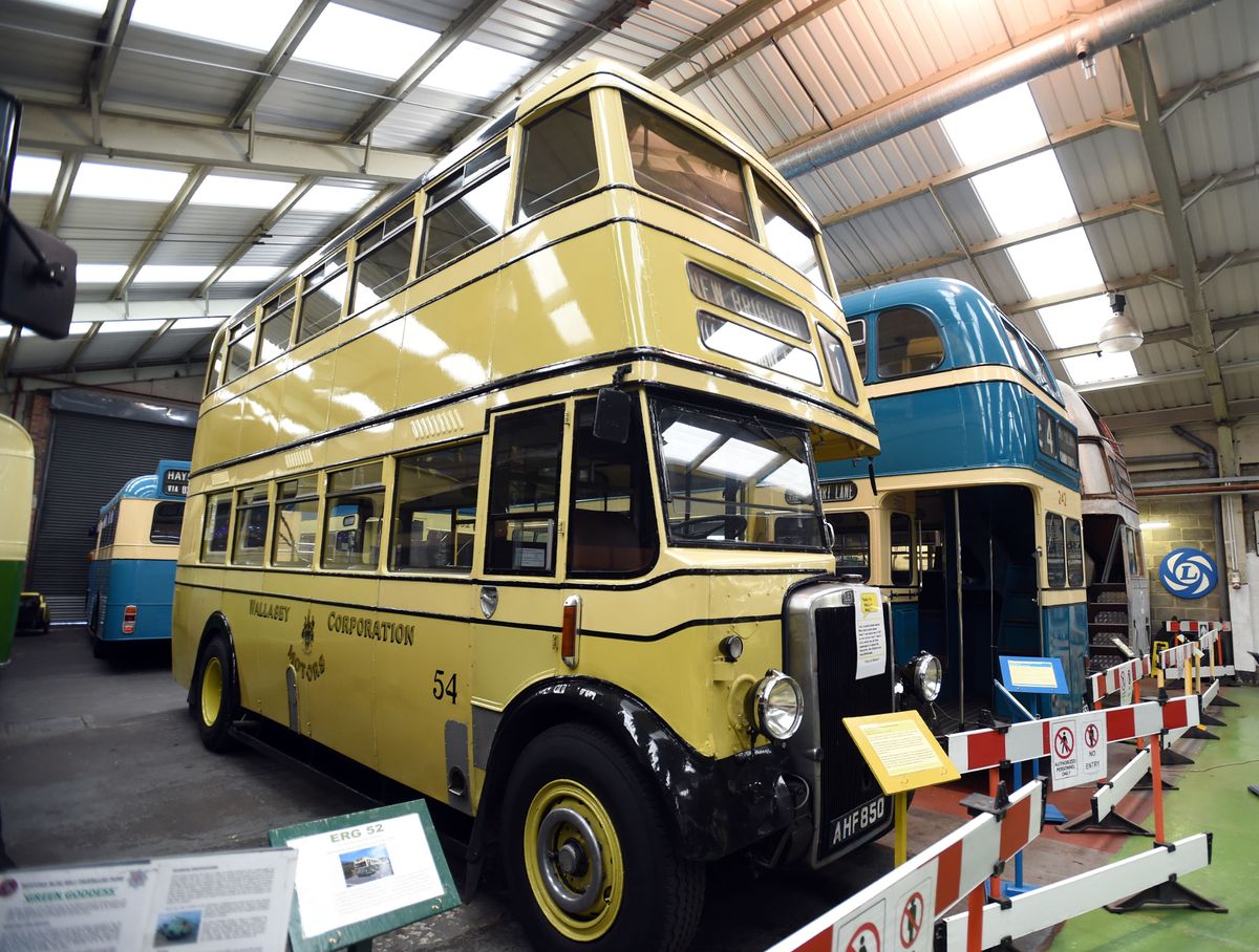 The Wirral Transport Museum features old buses and trams that used to run across Wirral
