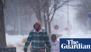 Weather tracker: Severe storms grip US as snow, ice and deep freeze spread | US news