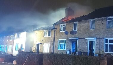 Child rushed to hospital in house fire horror as inferno rips through double-storey home
