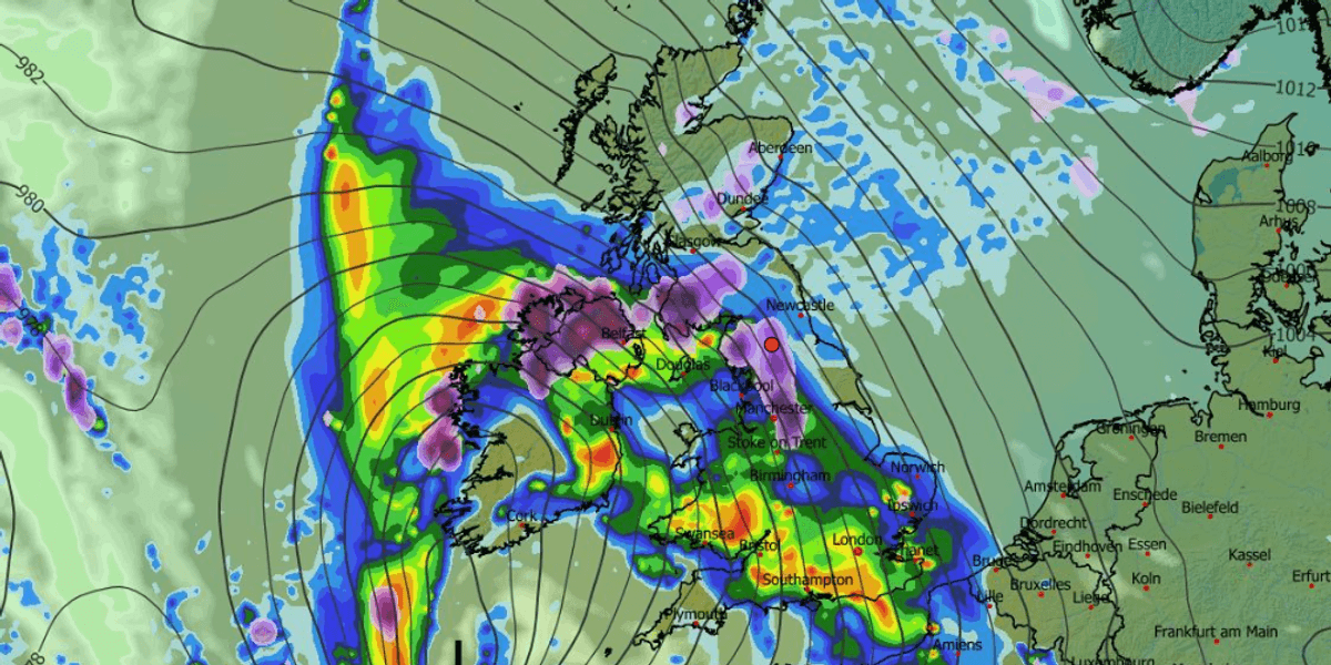 Britain to be battered by week of storm hell with 200mph jet stream winds, snow and torrential rain