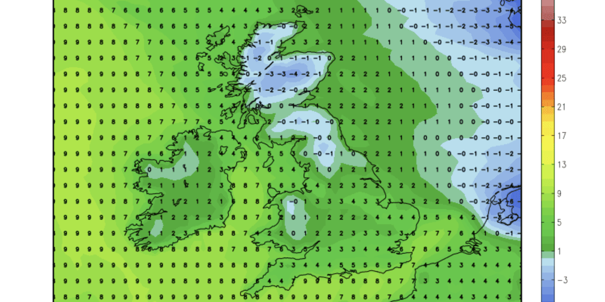 Parts of Britain brace for heavy snow as temperatures set to plummet to below freezing