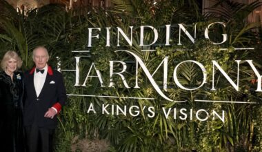 King Charles, Queen Camilla and Duchess of Edinburgh join A-listers for premiere of monarch's documentary