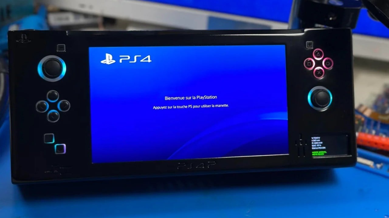 Random: Someone Made Their Very Own Portable PS4 Handheld Console