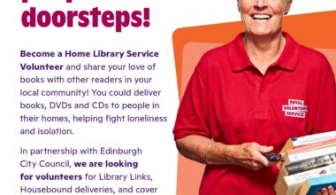 Home Library Service is looking for volunteers – The NEN – North Edinburgh News