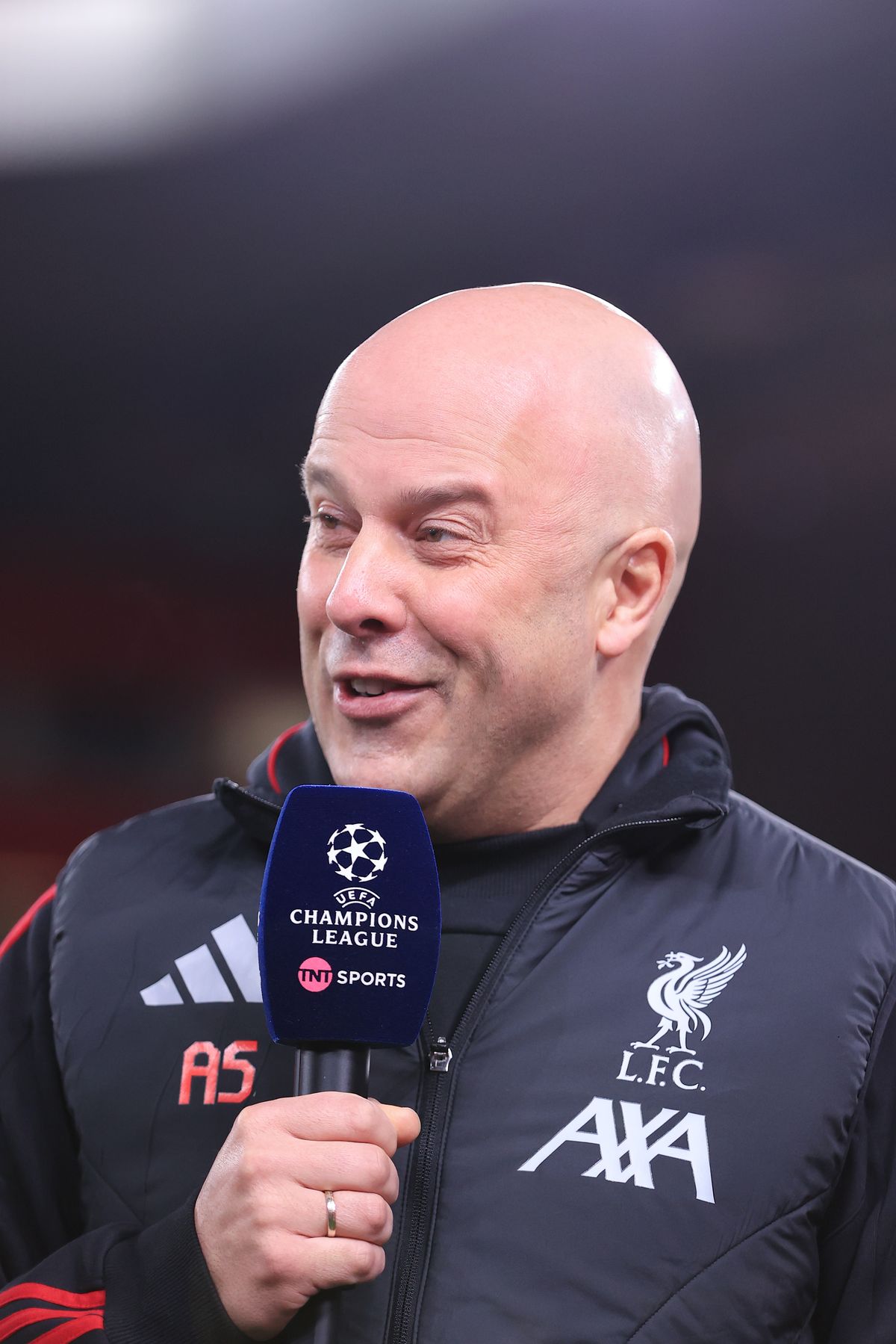 Liverpool head coach Arne Slot after his side beat Qarabag in the Champions League.