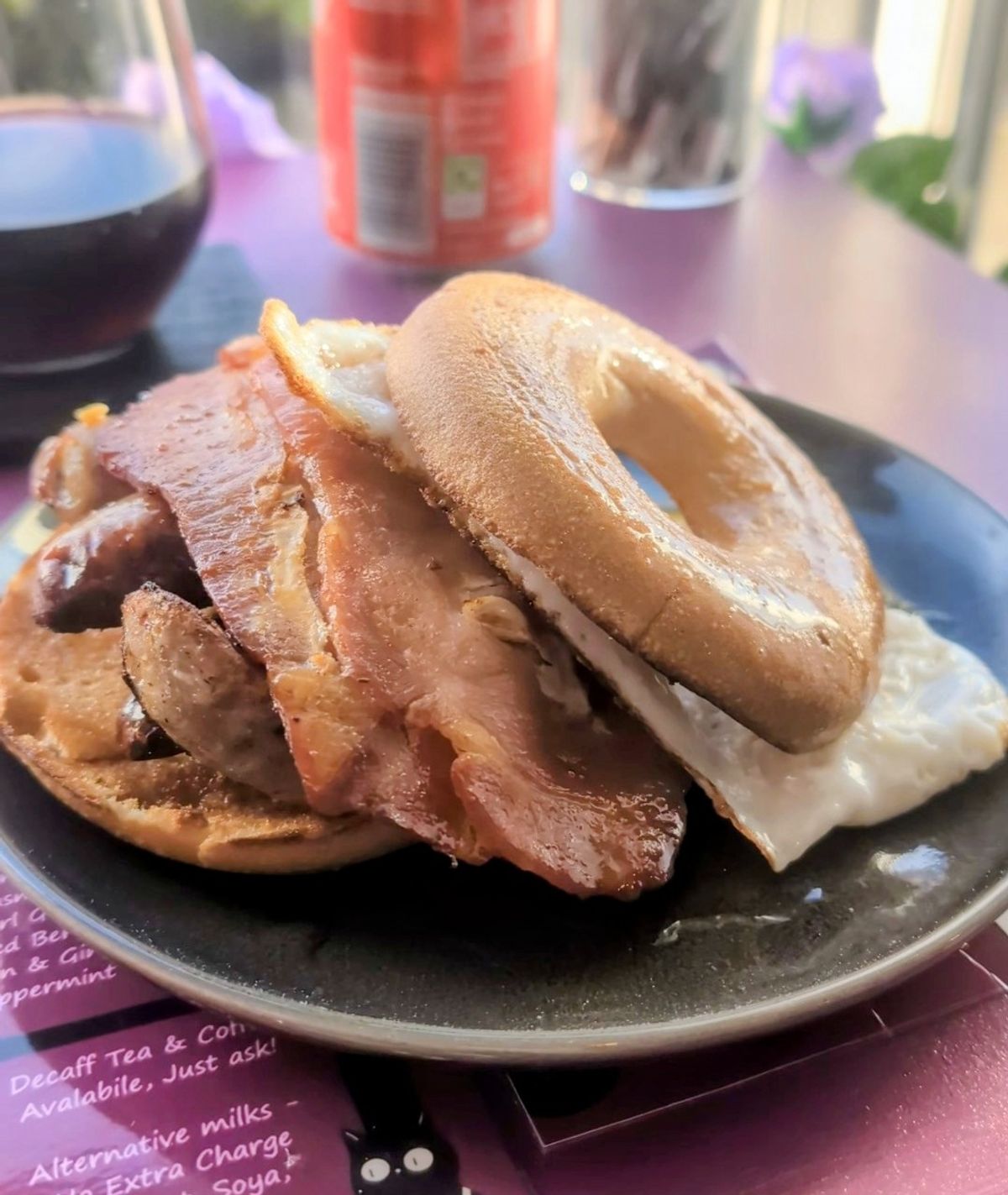 Lemmington's breakfast bagel