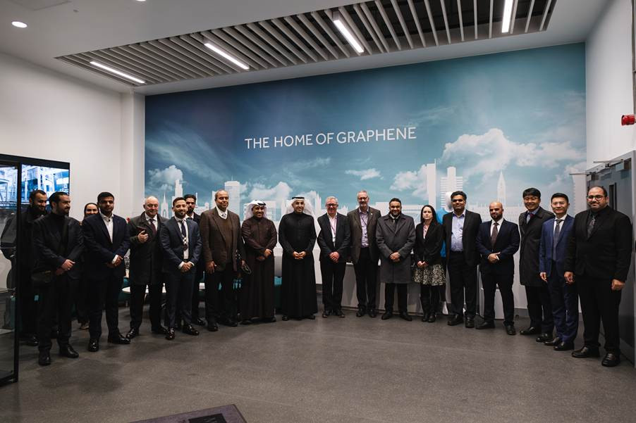 President of Saudi Water Authority visits Graphene@Manchester