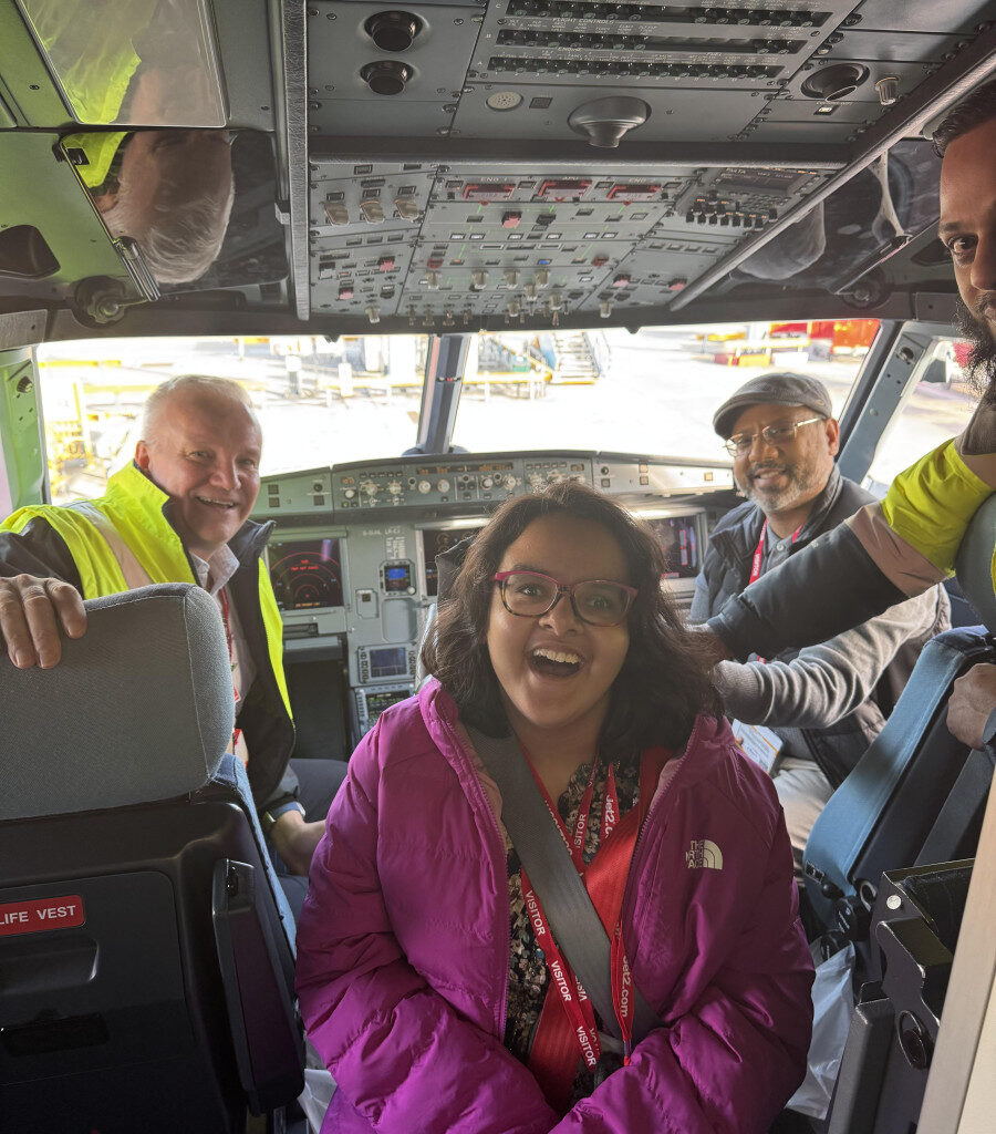 Charity fundraiser enjoys behind-the-scenes tour at Manchester Airport