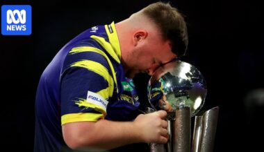 England's Luke Littler wins back-to-back World Darts Championships as an 18-year-old