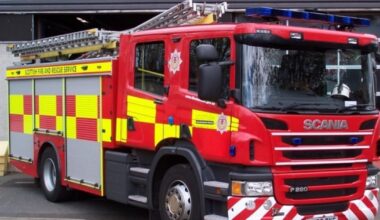 Emergency services attend fire at Musselburgh flats