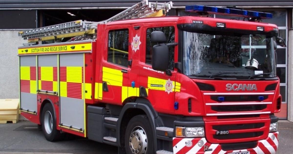 Emergency services attend fire at Musselburgh flats