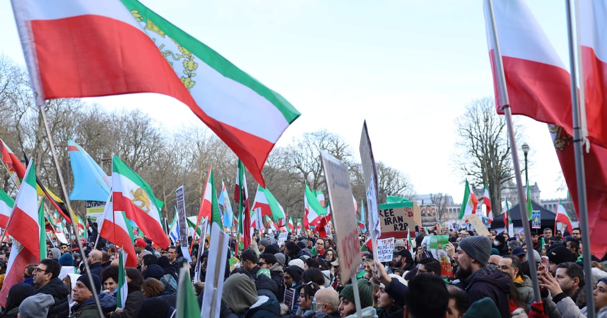 Protest in Brussels against deadly repression in Iran – POLITICO