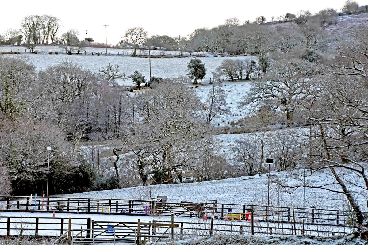 Ammanford in Carmarthenshire on Saturday morning 