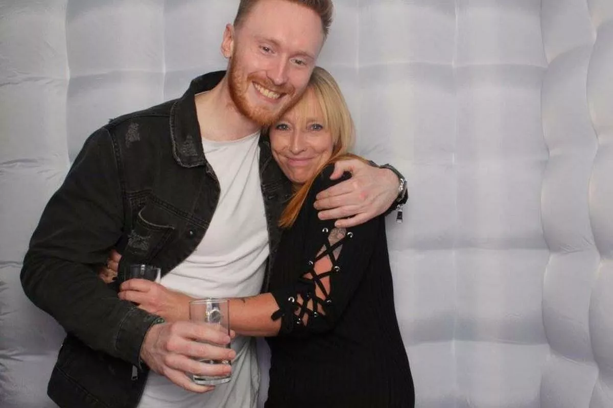 Photo of Andi with his mum Linda